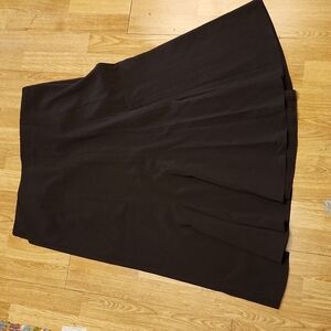 Dressbarn brown flared skirt sz 18W
